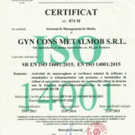 Certificat ISO 14001 GYN CONS METALMOB
